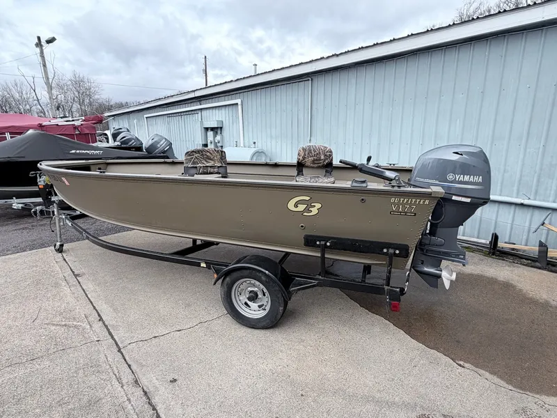 The Image of 2020 G3 Outfitter V177 T boat on trailer, Yamaha motor. - 1