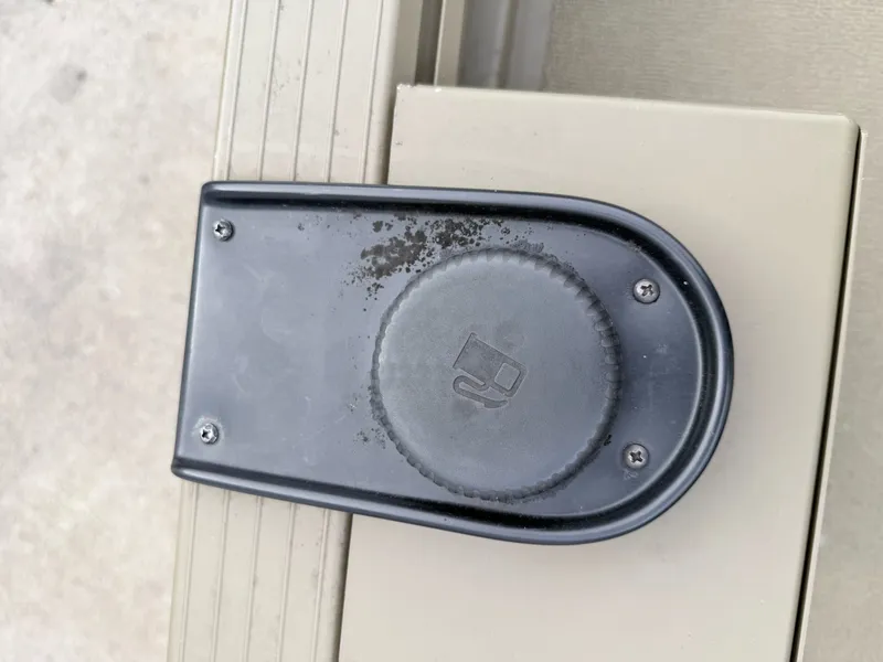 Slide: The Image of Close-up of a black cap on a 2020 G3 Outfitter V177 T. - 3