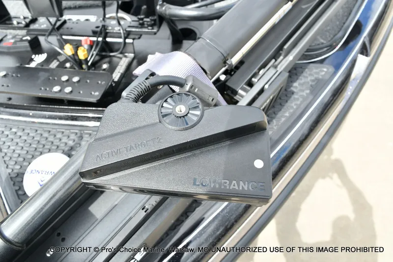 Slide: The Image of Lowrance Active Target 2 mounted on Ranger Z520R boat. - 29