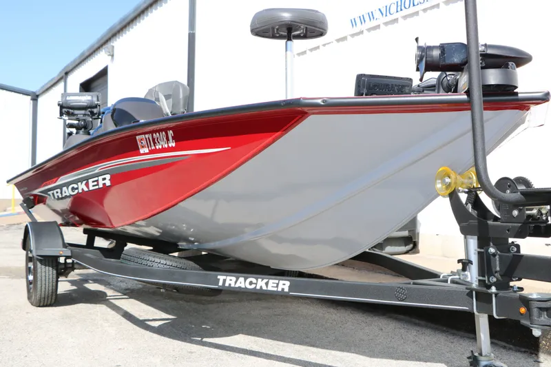Slide: The Image of 2020 Bass Tracker 175 TXW Tournament Edition on trailer. - 5