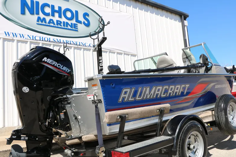 Slide: The Image of 2008 Alumacraft Dominator 165 Sport boat at Nichols Marine. - 6