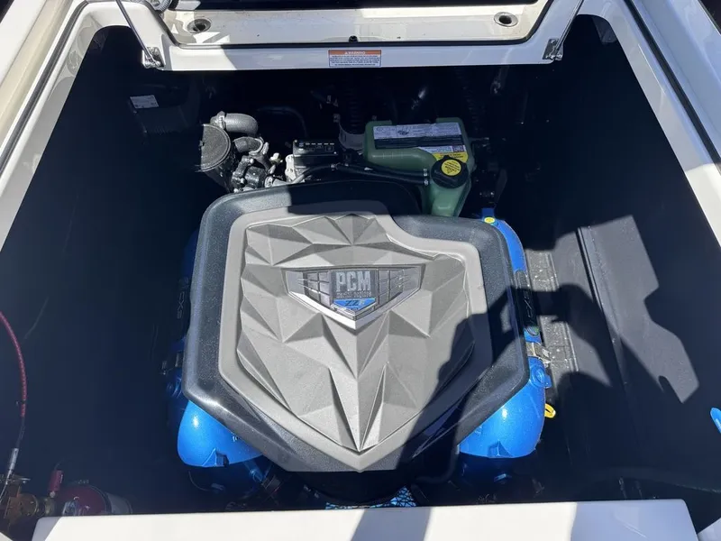 Slide: The Image of Engine compartment of 2026 Nautique Super Air Nautique G25 boat. - 12