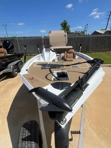 Slide: The Image of 2026 Xpress Boats H18C on a trailer, ready for adventure. - 3