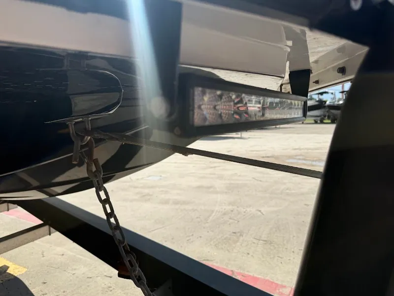 Slide: The Image of Close-up of Mamba 24 Cat Elite 2025 boat trailer. - 10