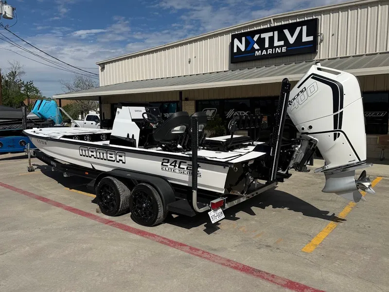 Slide: The Image of 2025 Mamba 24 Cat Elite boat at NXT LVL Marine. - 3