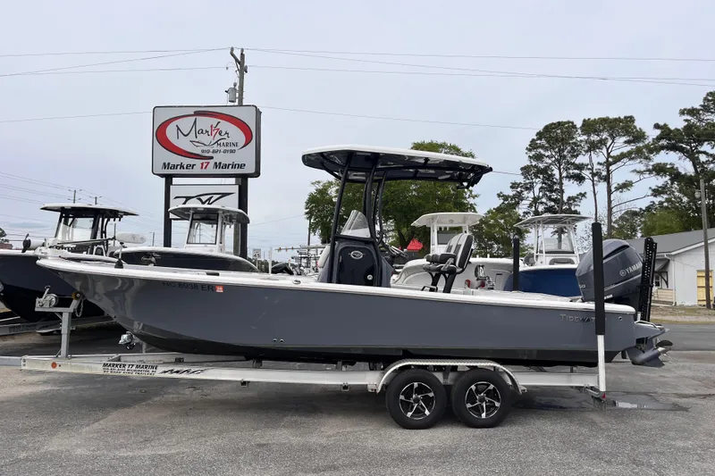The Image of 2021 Tidewater 2300 Carolina Bay boat on trailer at Marker 17 Marine dealership. - 0