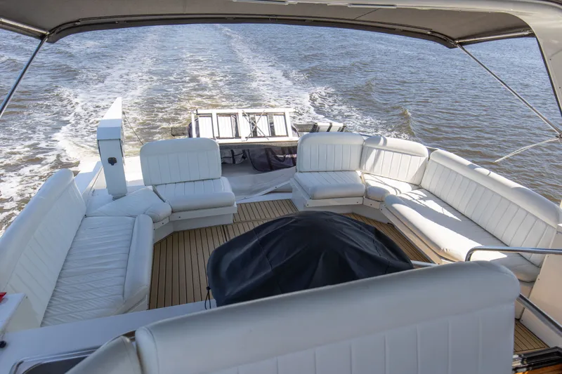 Slide: The Image of Interior view of Navigator 5600 Sundance Pilothouse yacht, 1997 model. - 38