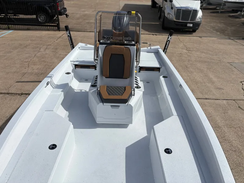 Slide: The Image of 2026 Xpress H22B Hyper-Lift Bay boat, interior view, modern design. - 4