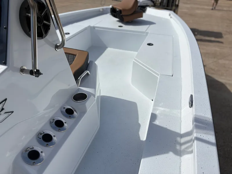 Slide: The Image of 2026 Xpress H22B Hyper-Lift Bay boat interior view. - 8