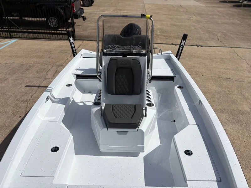 Slide: The Image of 2026 Xpress H20B Hyper-Lift Bay boat, interior view. - 5