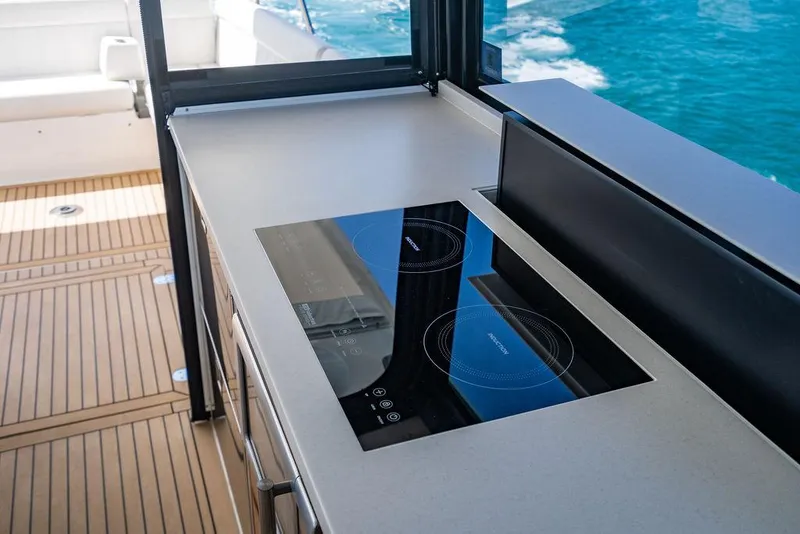 Slide: The Image of Modern kitchen on MJM 4 yacht, 2024 model. - 45