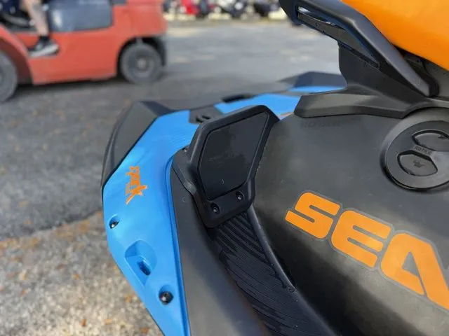 Slide: The Image of Close-up of a 2026 Sea-Doo SparkTrixx jet ski. - 12