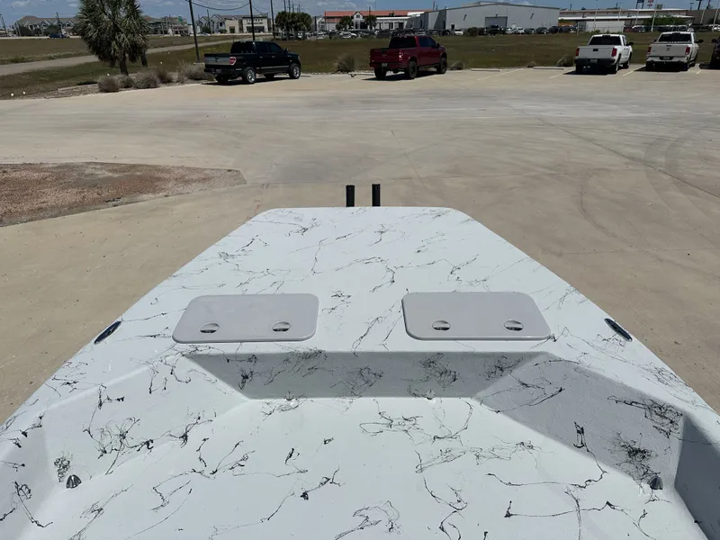 Slide: The Image of Shoalwater 20' Catamaran 2026 on parking lot with palm trees in background. - 13