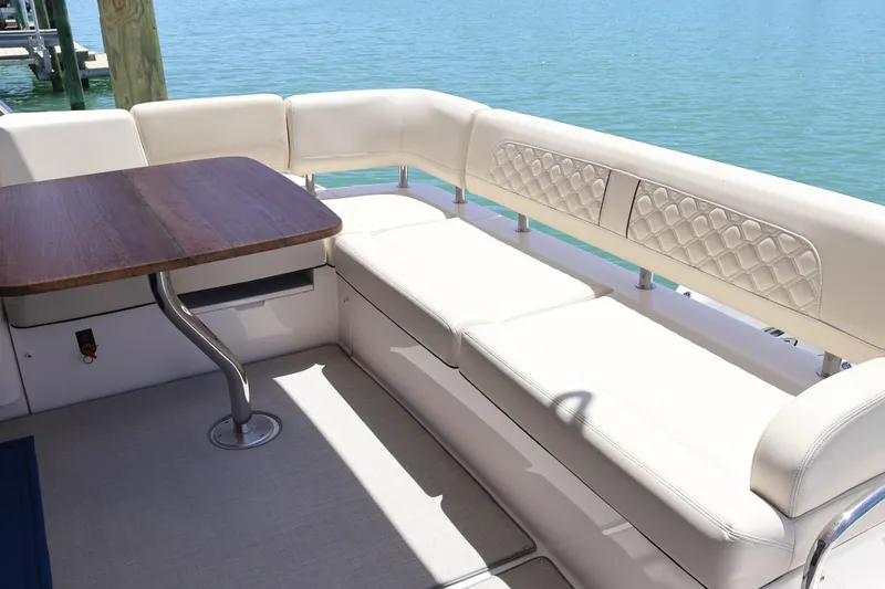 Slide: The Image of Modern kitchen cooktop on 2021 Regal 42 XO yacht. - 34