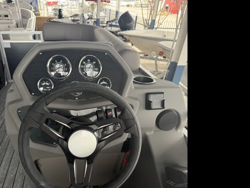 Slide: The Image of Armada Drakkar Fish 228 23' Full Tritoon w/150 HP Suzuki & Tandem Axle Trailer 2025 - 5