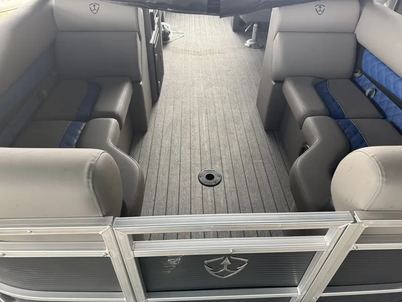 Slide: The Image of Armada Drakkar Fish 228 Tritoon w/150 HP Suzuki & Tandem Axle Trailer 2025 - 3