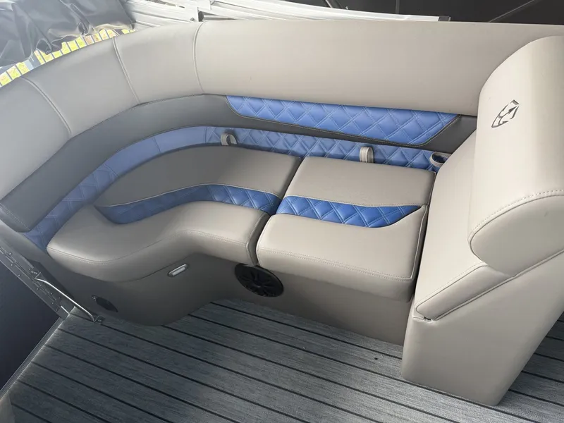 Slide: The Image of Armada Drakkar Fish 228 Tritoon w/150 HP Suzuki & Tandem Axle Trailer 2025 - 7