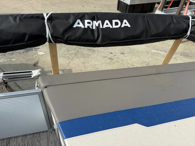 Slide: The Image of Armada Saphir CR208 21' Full Tritoon w/140HP Suzuki & Single Axle Trailer 2025 - 10