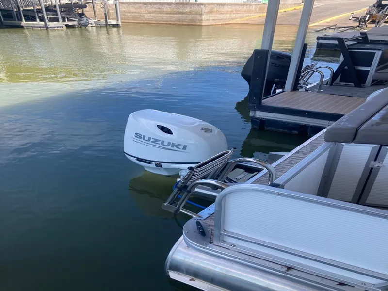 Slide: The Image of Armada Saphir CR208 Tritoon w/140HP Suzuki & Single Axle Trailer 2025 - 12