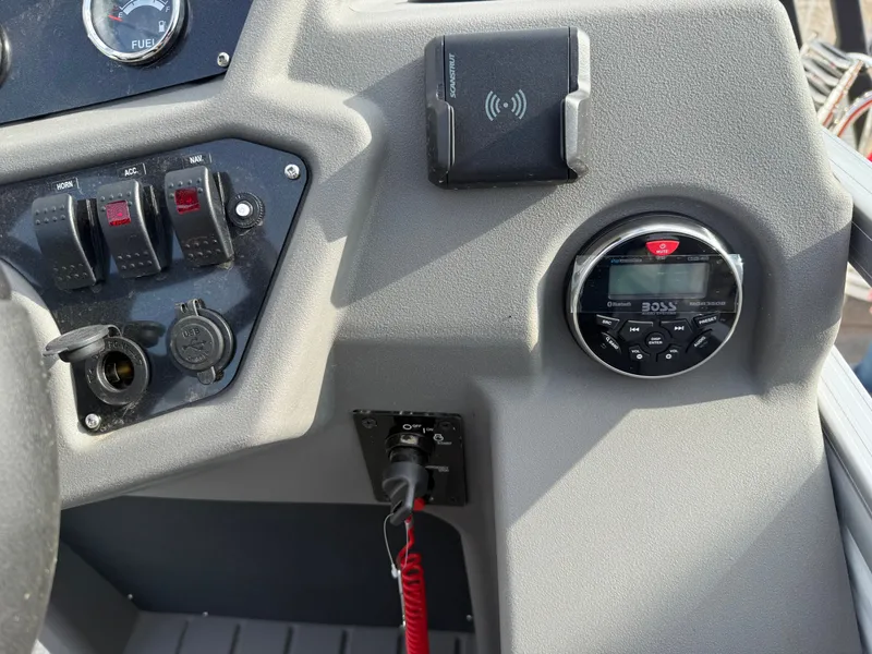 Slide: The Image of Armada Saphir CR208 Tritoon w/140HP Suzuki & Single Axle Trailer 2025 - 5