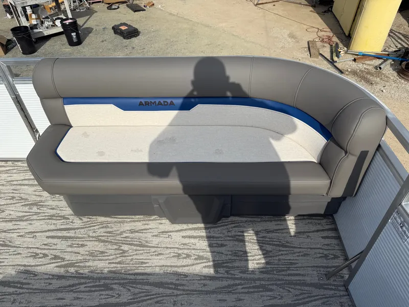 Slide: The Image of Armada Saphir CR208 Tritoon w/140HP Suzuki & Single Axle Trailer 2025 - 7