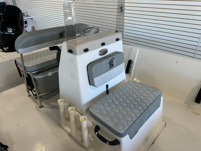 Slide: The Image of Carolina EV198 with 150HP Suzuki and custom aluminum trailer 2025 - 7