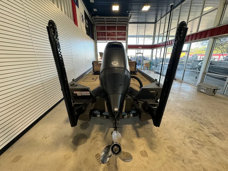 Slide: The Image of SeaArk Flex 19 with 150HP Suzuki and custom tandem axle trailer 2025 - 4