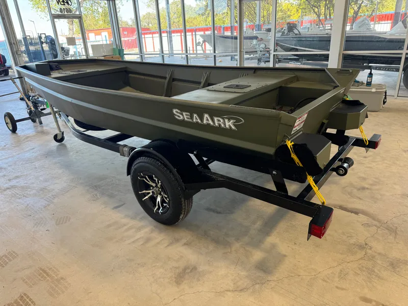 Slide: The Image of SeaArk 1448MV fishing boat with trailer 2026 - 3