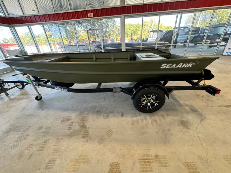 Slide: The Image of SeaArk 1448MV fishing boat with trailer 2026 - 4