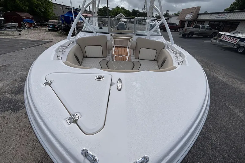 Slide: The Image of 2019 Sea Fox 226 Traveler boat with spacious seating and sleek design. - 12
