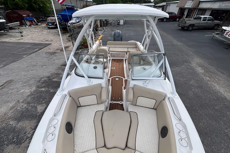 Slide: The Image of 2019 Sea Fox 226 Traveler boat with spacious seating and sleek design. - 48