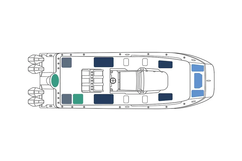 Slide: The Image of Y'ALL KETCHUP Invincible 35 Catamaran, 2022 Layout - 7