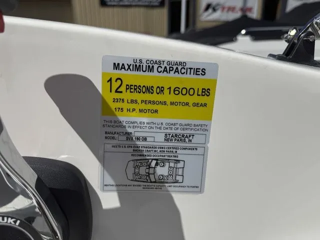 Slide: The Image of Starcraft SVX OB 190 DC OB w/140hp and Trailer 2026 - 20