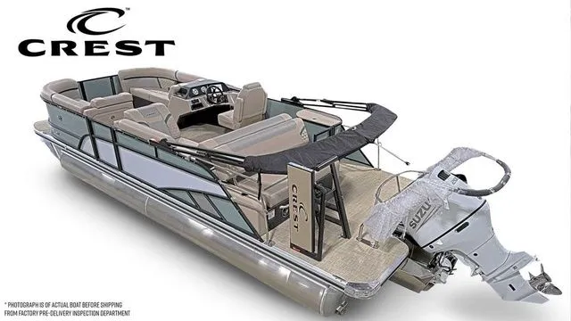 Slide: The Image of Crest Conquest 230 SLS Tri-Toon 200hp, Trailer and Exten 2026 - 4