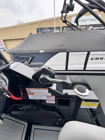 Slide: The Image of Crest Caribbean 250 Double-Decker Tri-Toon w/250hp, Trai 2026 - 15