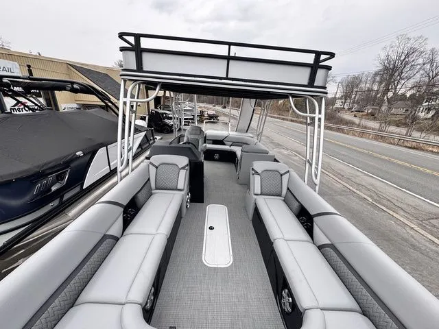 Slide: The Image of Crest Caribbean 250 Double-Decker Tri-Toon w/250hp, Trai 2026 - 18