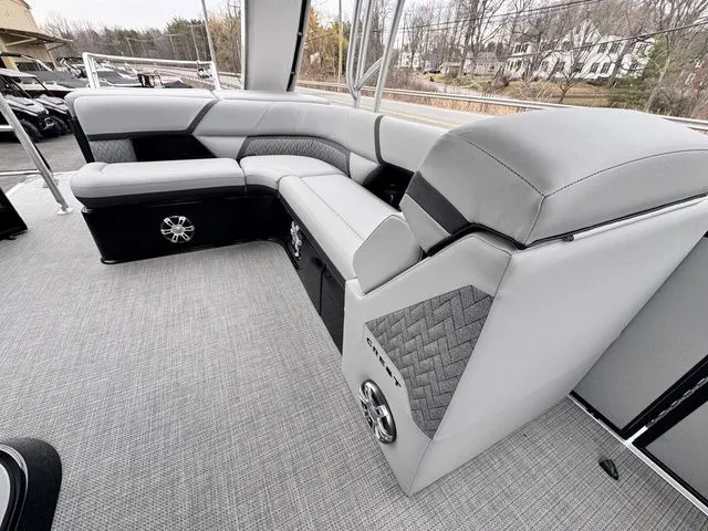 Slide: The Image of Crest Caribbean 250 Double-Decker Tri-Toon w/250hp, Trai 2026 - 19