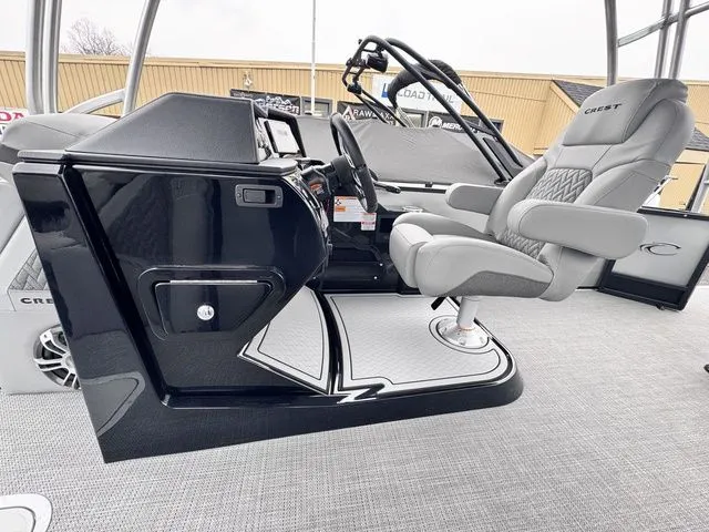 Slide: The Image of Crest Caribbean 250 Double-Decker Tri-Toon w/250hp, Trai 2026 - 20