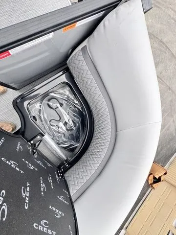 Slide: The Image of Crest Caribbean 250 Double-Decker Tri-Toon w/250hp, Trai 2026 - 27