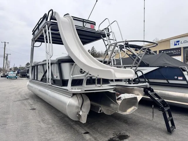 Slide: The Image of Crest Caribbean 250 Double-Decker Tri-Toon w/250hp, Trai 2026 - 47