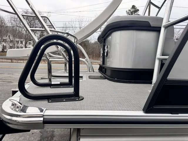 Slide: The Image of Crest Caribbean 250 Double-Decker Tri-Toon w/250hp, Trai 2026 - 50