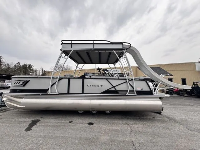 Slide: The Image of Crest Caribbean 250 Double-Decker Tri-Toon w/250hp, Trai 2026 - 6