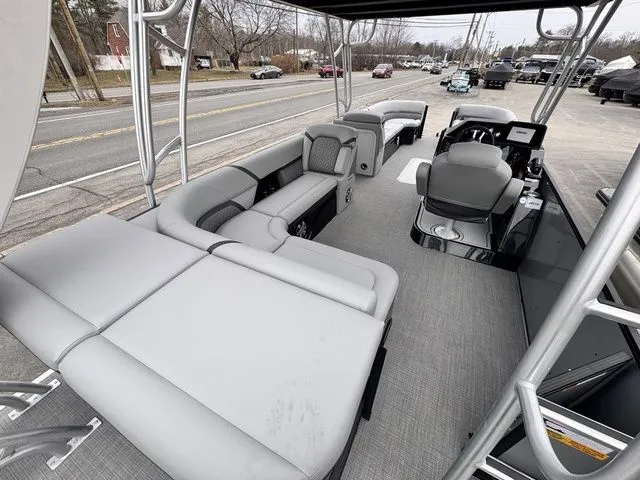 Slide: The Image of Crest Caribbean 250 Double-Decker Tri-Toon w/250hp, Trai 2026 - 8