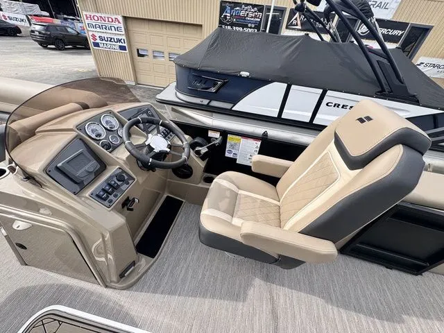 Slide: The Image of Starcraft EXS 1 Q DH Tri-Toon Includes 140hp and Trailer 2026 - 17