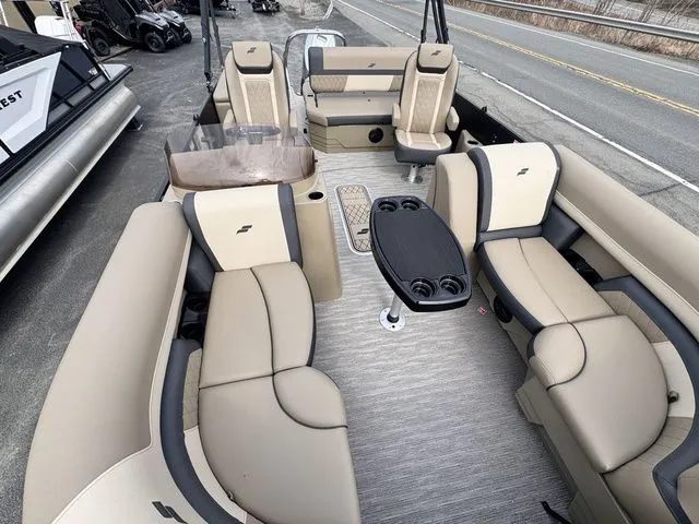 Slide: The Image of Starcraft EXS 1 Q DH Tri-Toon Includes 140hp and Trailer 2026 - 28