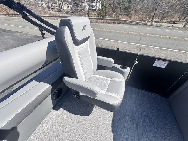 Slide: The Image of Starcraft EXS 1 Q DH Tri-Toon Includes 140hp and Trailer 2026 - 28