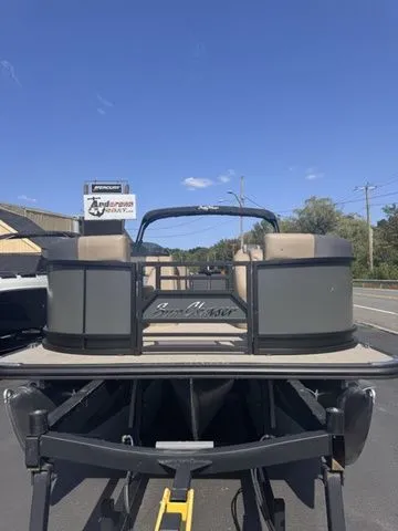 Slide: The Image of SunChaser Geneva Sport 23 LR DH Tri-Toon w/150 and Trailer 2026 - 11