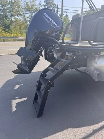 Slide: The Image of SunChaser Geneva Sport 23 LR DH Tri-Toon w/150 and Trailer 2026 - 12