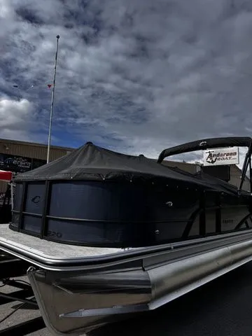 Slide: The Image of Crest Classic 220 SLRC Pontoon w/90hp, Trailer, Extended 2025 - 21