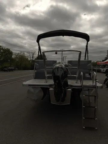 Slide: The Image of Crest Classic 220 SLRC Pontoon w/90hp, Trailer, Extended 2025 - 23